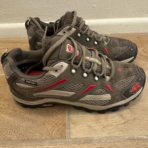 The North Face Women's Athletic Shoes - Gray and Red